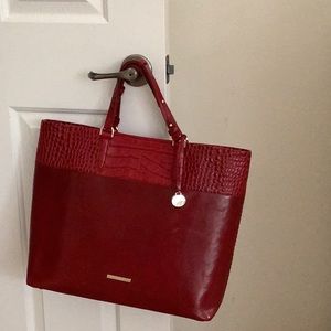 Brahmin Tansey Chili Laurence Tote